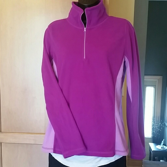 Super soft fleece pullover.