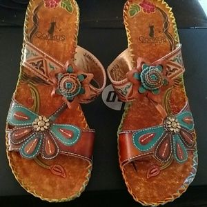 Cute, cute, cute sandals! Never worn!