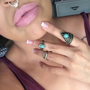 Boho Ring set