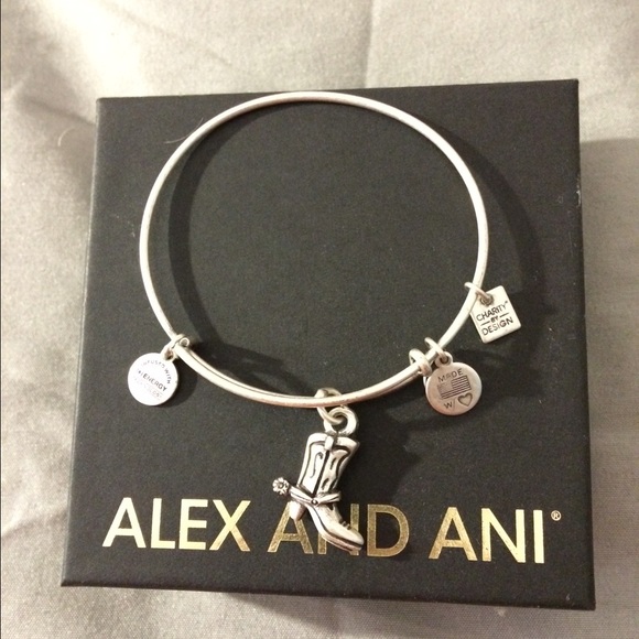 Alex and Ani Cowboy Boot Bracelet