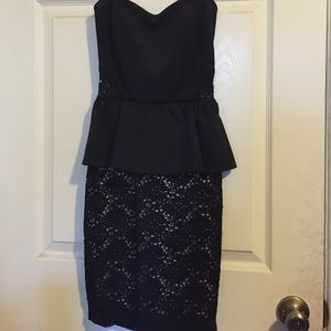 Formal black with lace dress.