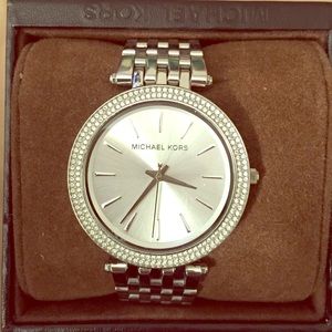 Michael Kors Darci Silver Tone Watch