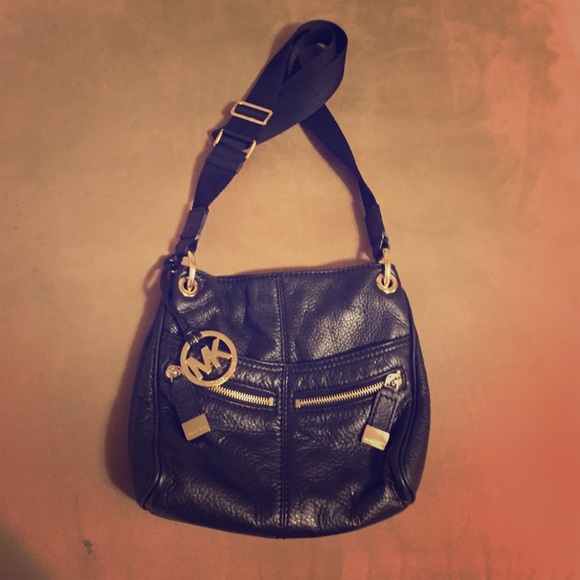 Michael Kors Black Crossbody- gorgeous
