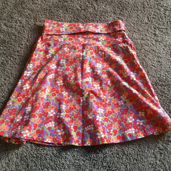 Floral skater skirt