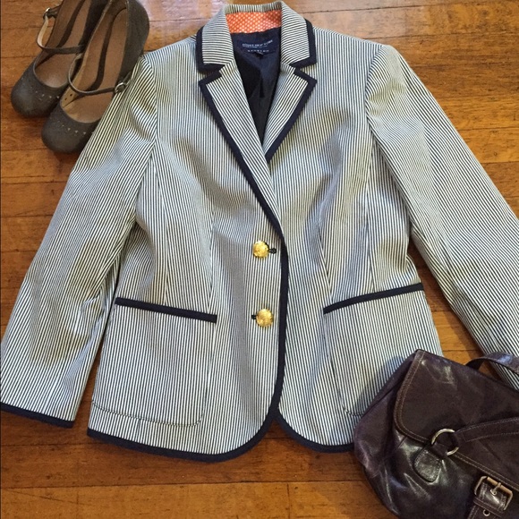🚫SOLD! Jones New York Pinstripe Jacket Size 8P