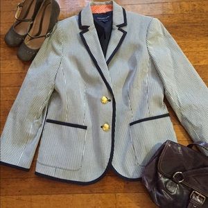 🚫SOLD! Jones New York Pinstripe Jacket Size 8P