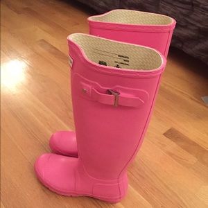 Hunter Boots, Tall, Size 8