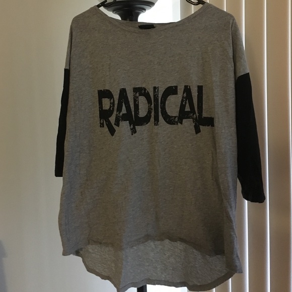 "RADICAL" 3/4 sleeve tee