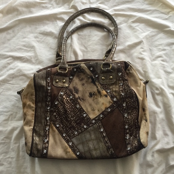 Brown MultiColor Hand Bag from Buckle