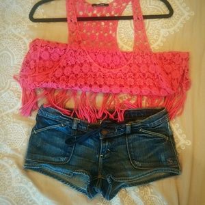 Abercrombie and Fitch jean shorts