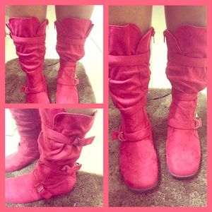 Red boots