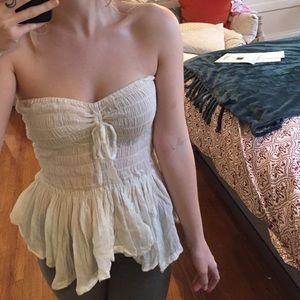 Free people strapless top