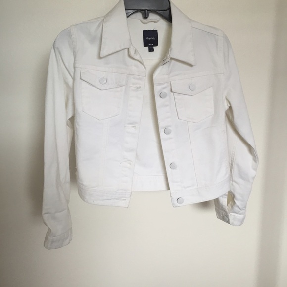 White GapKids Denim jacket.