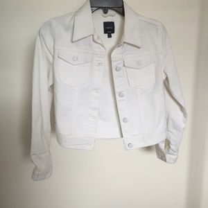 White GapKids Denim jacket.