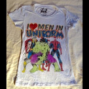 Marvel girls uniform shirt, M