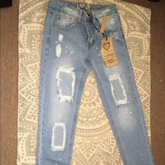 Boohoo limited edition ripped jeans