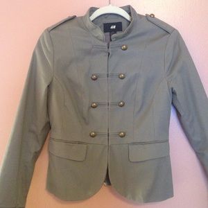 Cute H&M military styled blazer