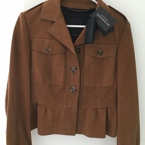 Burberry Prorsum Peplum Trench Jacket