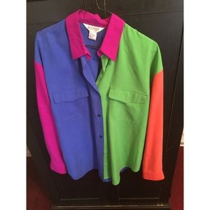 Vintage colorblock shirt