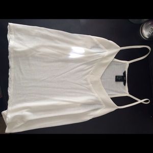 H&M white flowy top