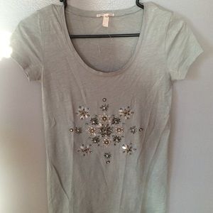 J.Crew Embellished T-Shirt