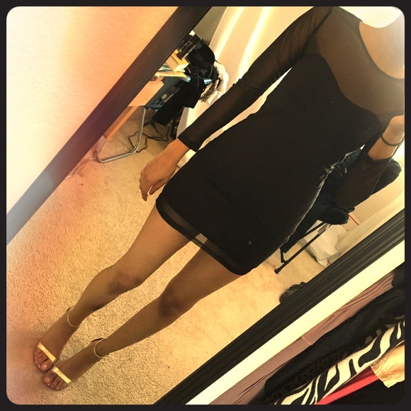 Urban Outfitters Mesh Bodycon Dress - S