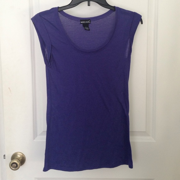 Dark Purple Short Sleeve Shirt