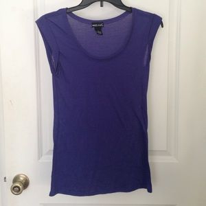 Dark Purple Short Sleeve Shirt