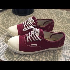 Burgundy Vans