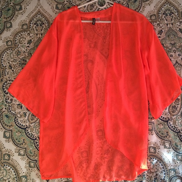Bright orange tunic