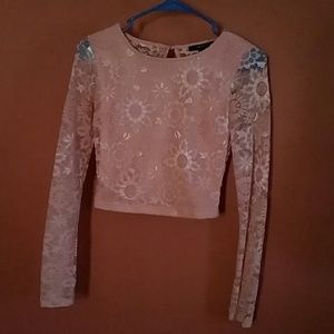 Crop top, long sleeve, going out