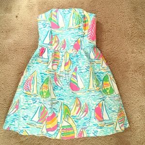 Lilly Pulitzer Strapless Dress 00