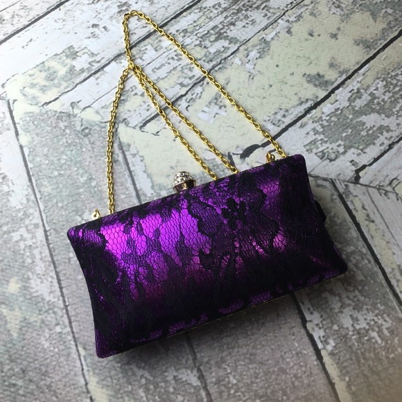 Purple clutch