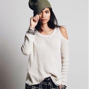 Free People Cream Sweater SHIPPING TODAY