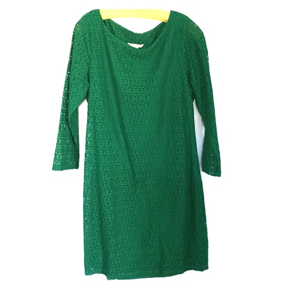 Green lace dress from BR
