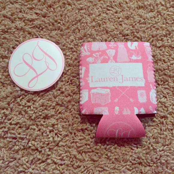 Lauren James Koozie and sticker