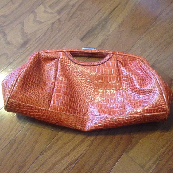 Orange purse, clutch