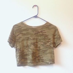 Camo Crop top