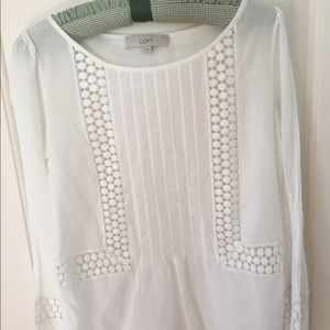 Loft peasant top