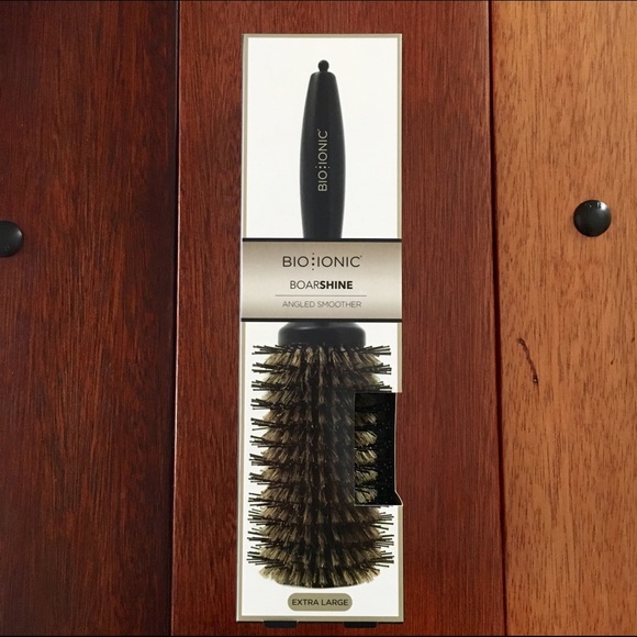 Bio ionic Boarshine Angled Smoother Round Brush