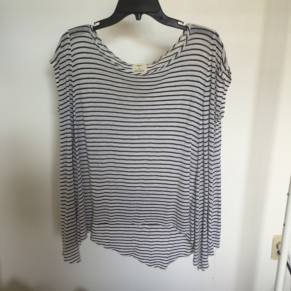 Black and white striped Pins and Needles top.