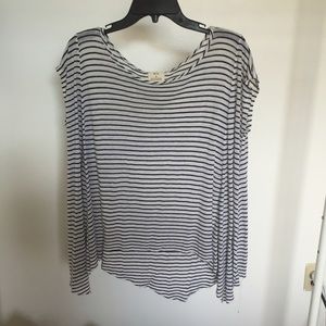 Black and white striped Pins and Needles top.