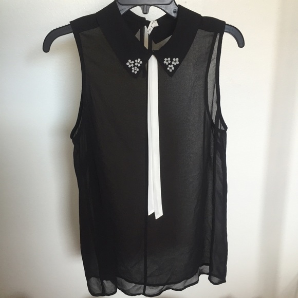 Willow & clay collared top