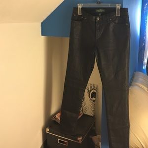 Black Wax color Jeans