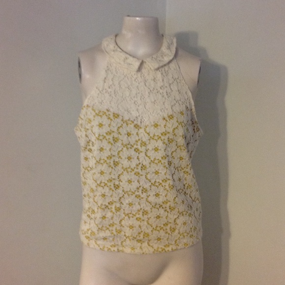Urban Outfitters Tops - UO Kimchi Blue Sheer Lace Flower Top M L New