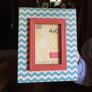 Pink & Turquoise picture frame