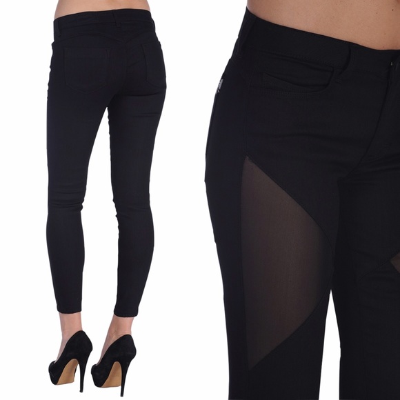 ✨ s o l d ✨ Siwy sheer mesh panel skinny jeans - Picture 3 of 3