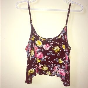 Floral crop top