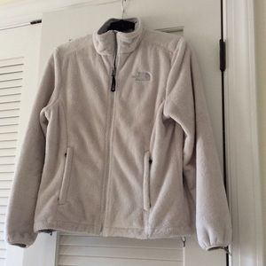 North Face Osito Full Zip Jacket Small in Cream