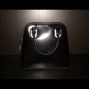 Black leather Alice+Olivia handbag